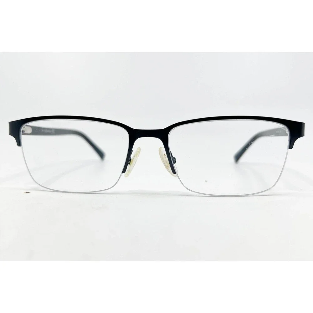 Chesterfield Eyeglasses Mens Black Semi-Rimless Rectangular CH29XL 003 57-18-150